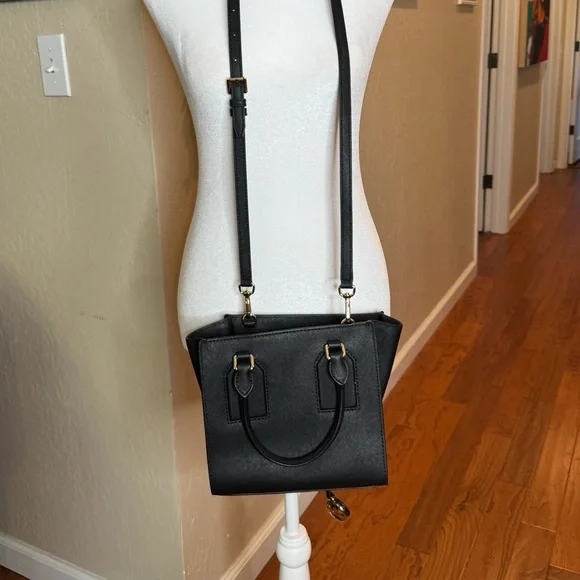 Michael Kors black medium satchel - Picture 3 of 9